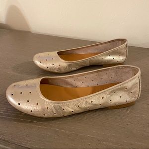FLATS 🥿 Kork-Ease metallic light gold 9 1/2/41